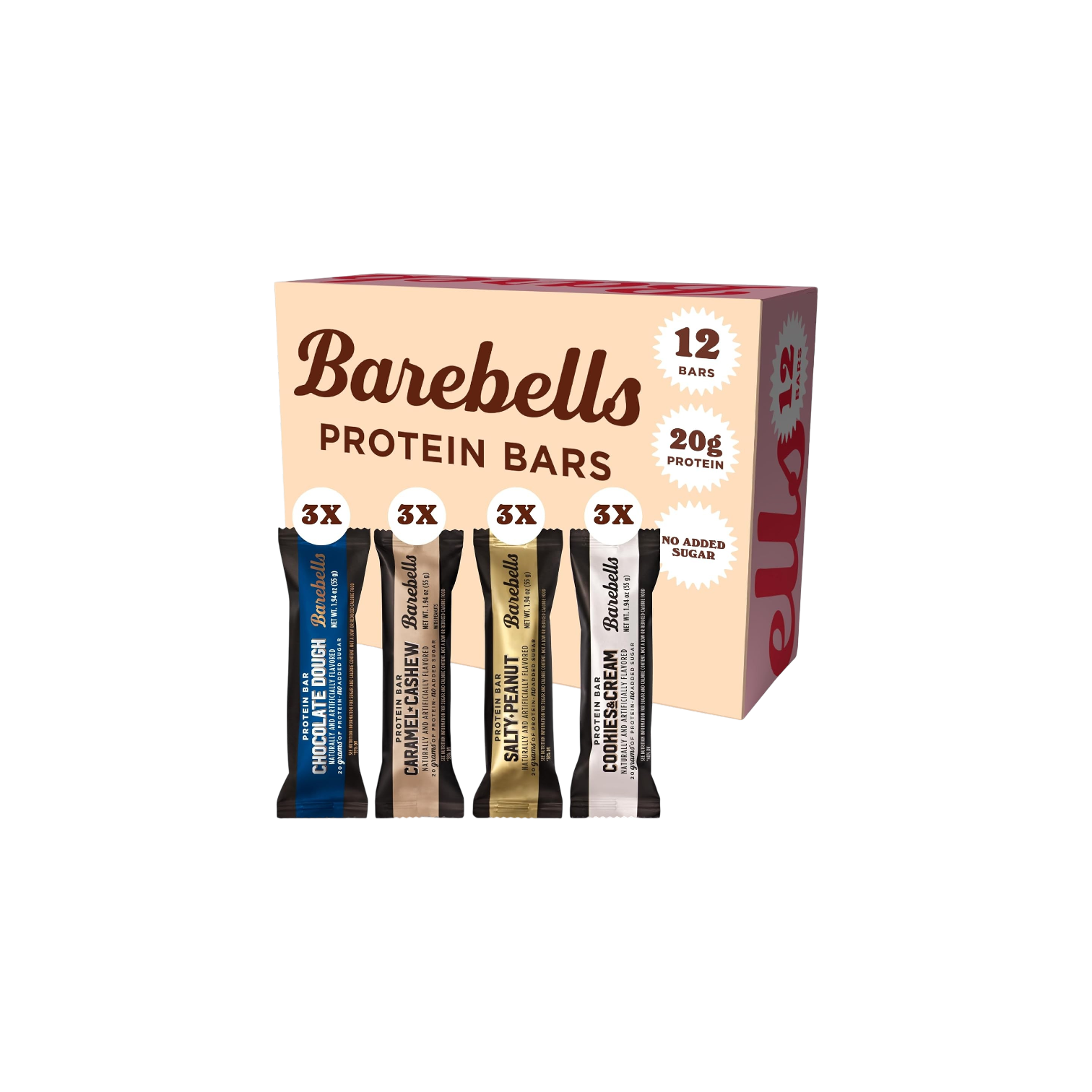 Barebells Protein Bars Variety Pack - 12 Count