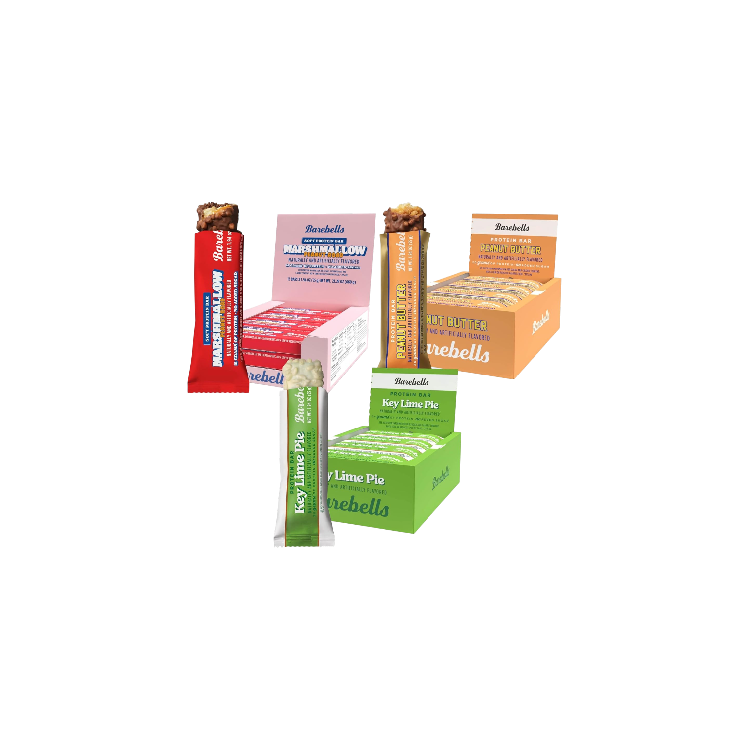 Barebells High Protein Snacks, with 16g and 20g
