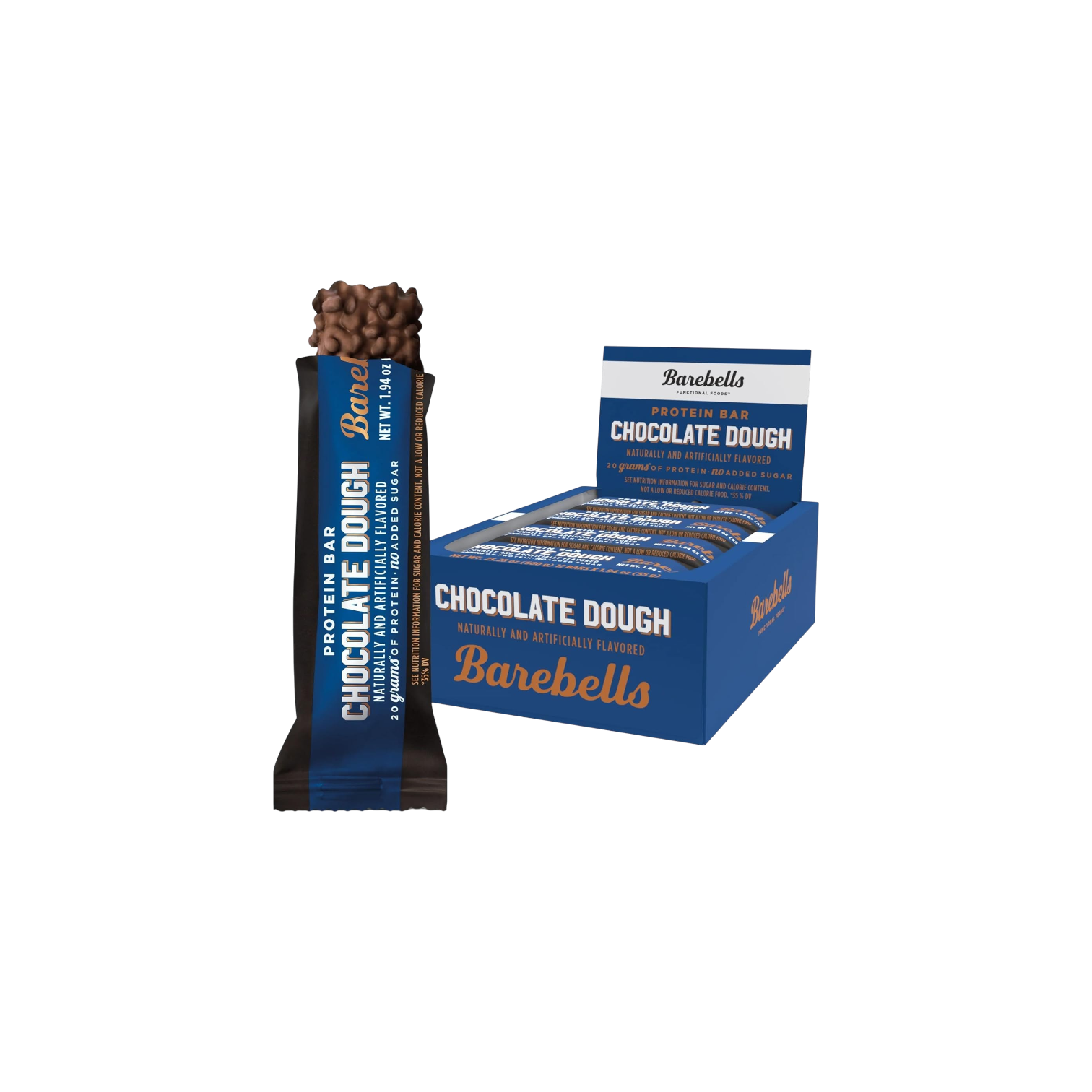Protein Bars Chocolate Dough - 12 Count by Barebells
