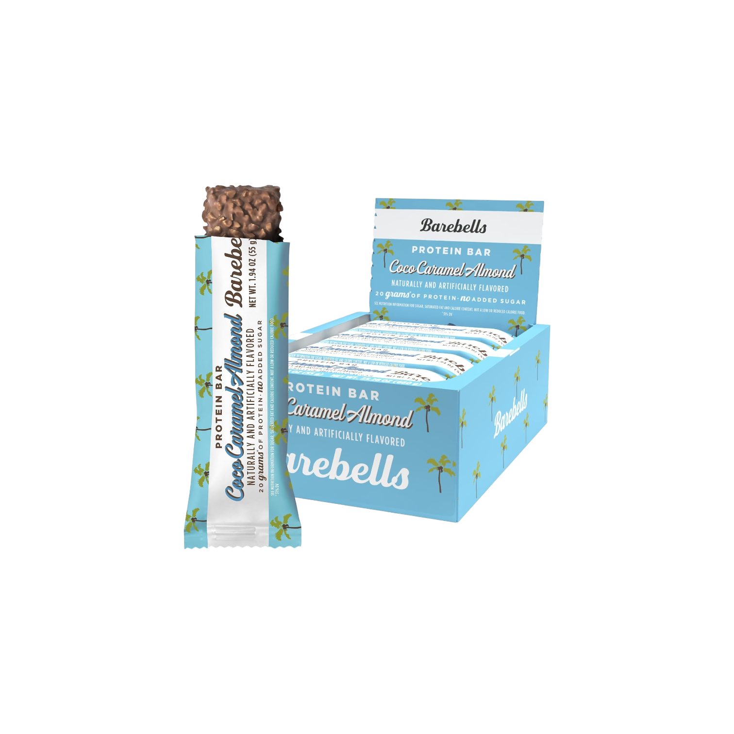 Barebells Protein Bars Coconut Caramel Almond 20g High Protein