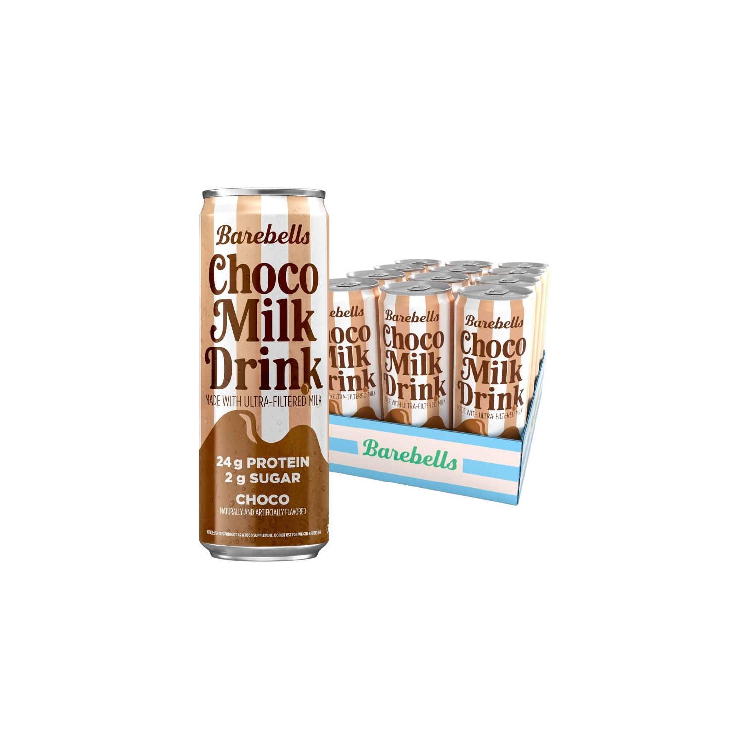 Barebells Protein Milk Drink Chocolate, 24g Protein, No Added Sugar